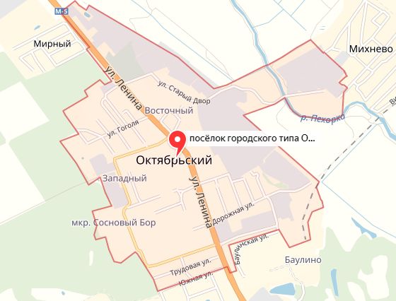 Где в октябрьском районе